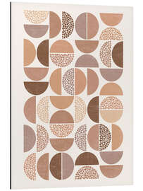 Magnettafel Minimalistische Halbkreise