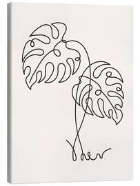 Canvas print Monstera Leaf II