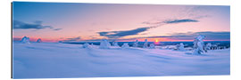 Gallery print Sunset in Lapland