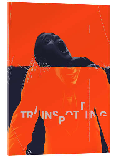 Acrylglasbild Trainspotting