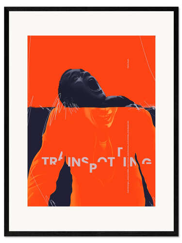 Framed art print Trainspotting