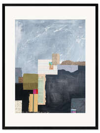 Impresión de arte enmarcada Block Abstract I