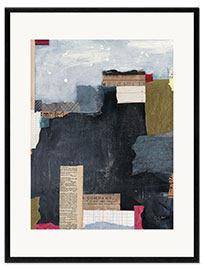Kunsttryk i ramme Block Abstract II