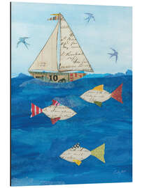 Magnettafel Zusammen segeln I