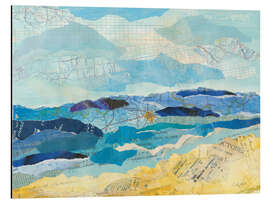 Magnettafel Abstrakte Küstenlinie II