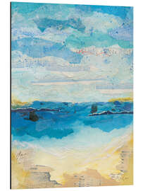 Magnettafel Abstrakte Küstenlinie III