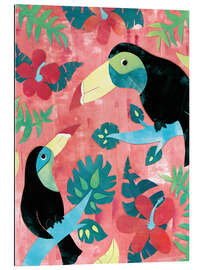 Gallery print Two toucans