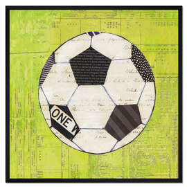 Gerahmter Kunstdruck Fußballspielen