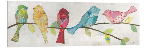 Stampa su plexi-alluminio Spring birds