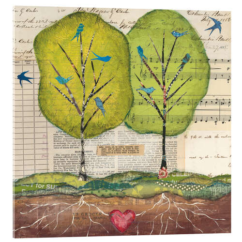 Acrylic print Bird songs