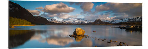 Aluminium print Quietly