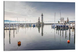 Tableau en aluminium Port de Lindau sur le lac de Constance