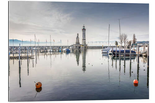 Galleriprint Port of Lindau on Lake Constance