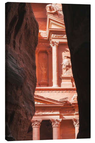 Canvas print The Treasury of Petra