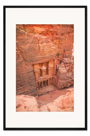 Gerahmter Kunstdruck Die Schatzkammer von Petra II