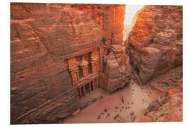 Foam board print The treasury of Petra III