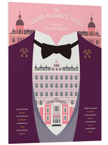 Quadro em PVC The Grand Budapest Hotel