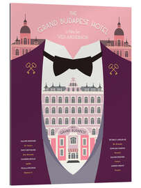 Stampa su plexi-alluminio Il Grand Budapest Hotel