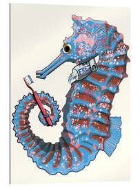 Gallery print Seahorse brushes its teeth