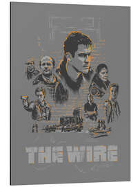 Aluminium print The Wire, season 2