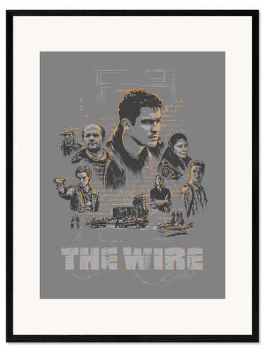 Gerahmter Kunstdruck The Wire, Staffel 2
