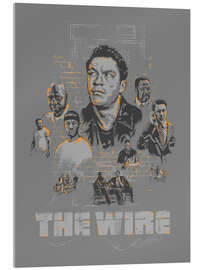 Acrylic print The Wire, season 3