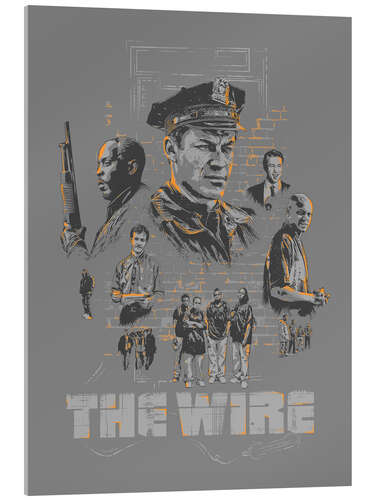 Akryylilasitaulu The Wire, season 4