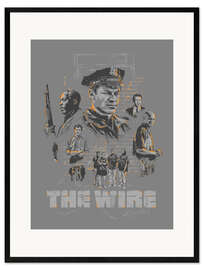 Innrammet kunsttrykk The Wire, season 4