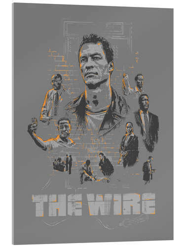 Akrylglastavla The Wire, season 5