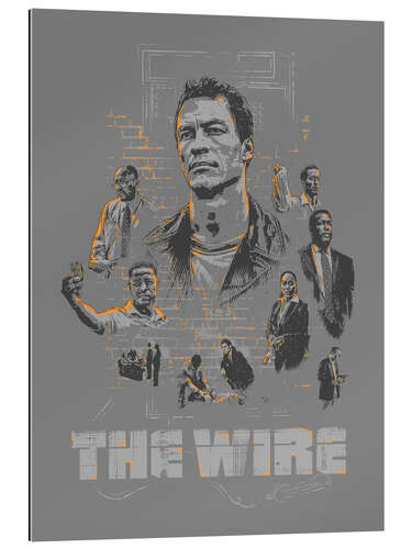 Tableau en plexi-alu The Wire, saison 5