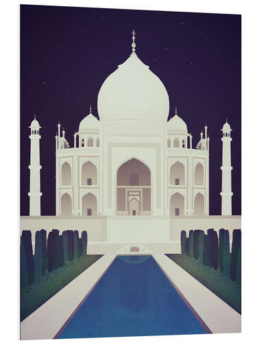 Foam board print Taj Mahal