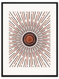 Gerahmter Kunstdruck Sonnenenergie