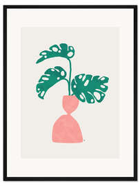 Gerahmter Kunstdruck Monstera