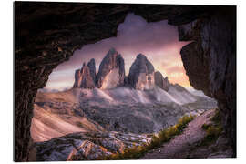 Gallery print View of the Three Peaks