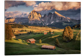 Gallery print Evening light on the Alm