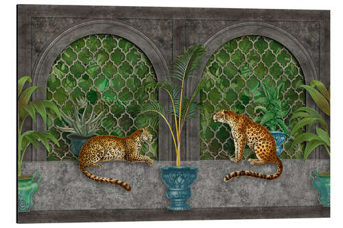 Aluminium print Cheetahs in the jungle palace