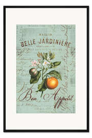 Gerahmter Kunstdruck Vintage Orange - Andrea Haase