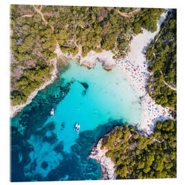 Acrylic print Summer in Menorca, Spain