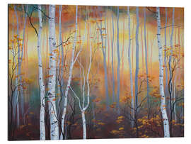 Tableau en aluminium Lueur d'automne