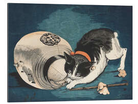 Gallery print Cat and lantern