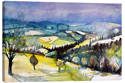 Canvas-taulu Tuscan countryside near Val de Orcia