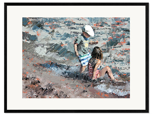 Impresión de arte enmarcada Verano divertido
