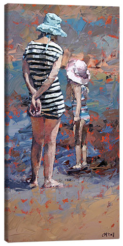 Canvas print Mother & Daughter