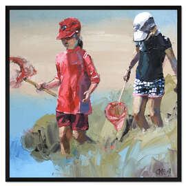 Gerahmter Kunstdruck Schatzsuche IV