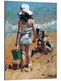 Magnettafel Sandburgen