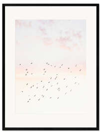 Framed art print Pastel Sky