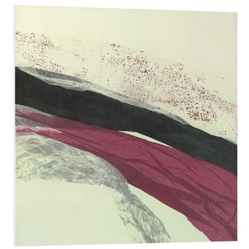 Stampa su PVC Orchid & Black abstract