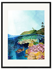 Innrammet kunsttrykk Underwater world