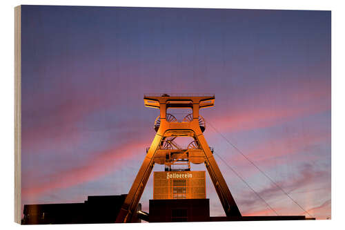 Tableau en bois Houillère de Zollverein