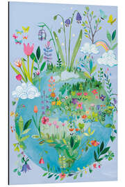 Magnettafel Happy Earth